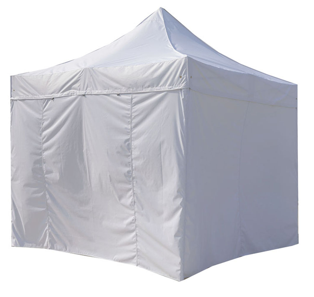 40mm Hex Aluminum Frame with Full Zippered Walls for 10 x 10 Easy Pop Up Canopy Tent with 4 Removable Side Walls