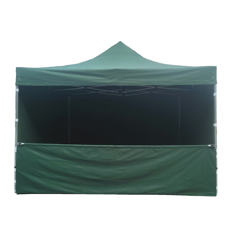 4x4M Heavy Duty Canopy Tent with Aluminum Frame and Sidewalls for Outdoor Market Event